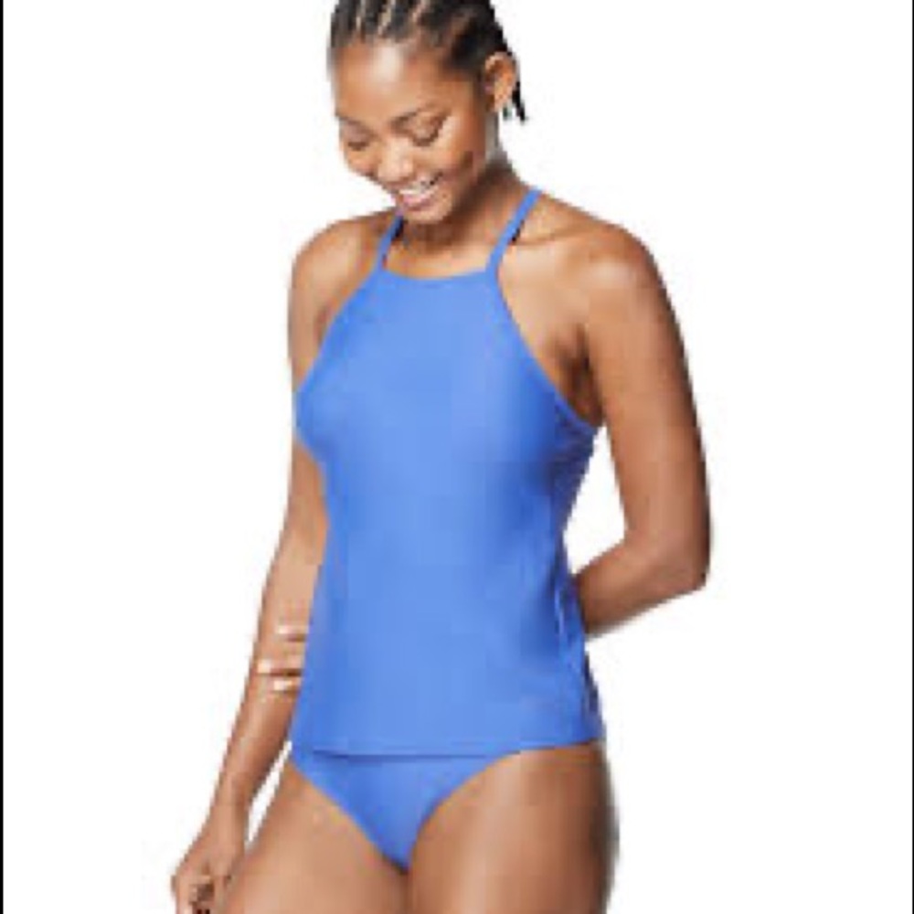 Speedo Active Women's High Neck Tankini Top. Sz. Small. #0181
